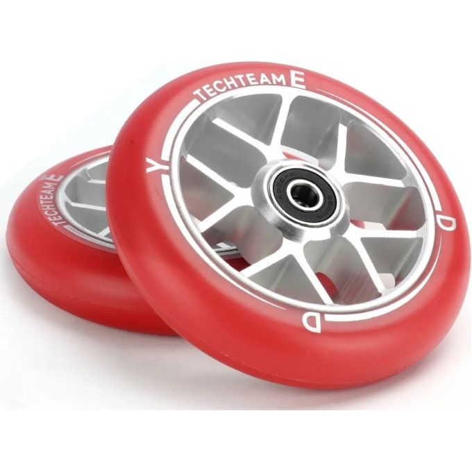Колесо TECH TEAM для самоката X-Treme 110*24мм W-ED (Eddy) red NN009917
